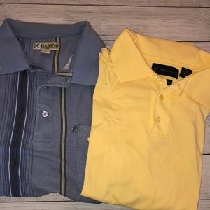 2 Mens Polo Shirts